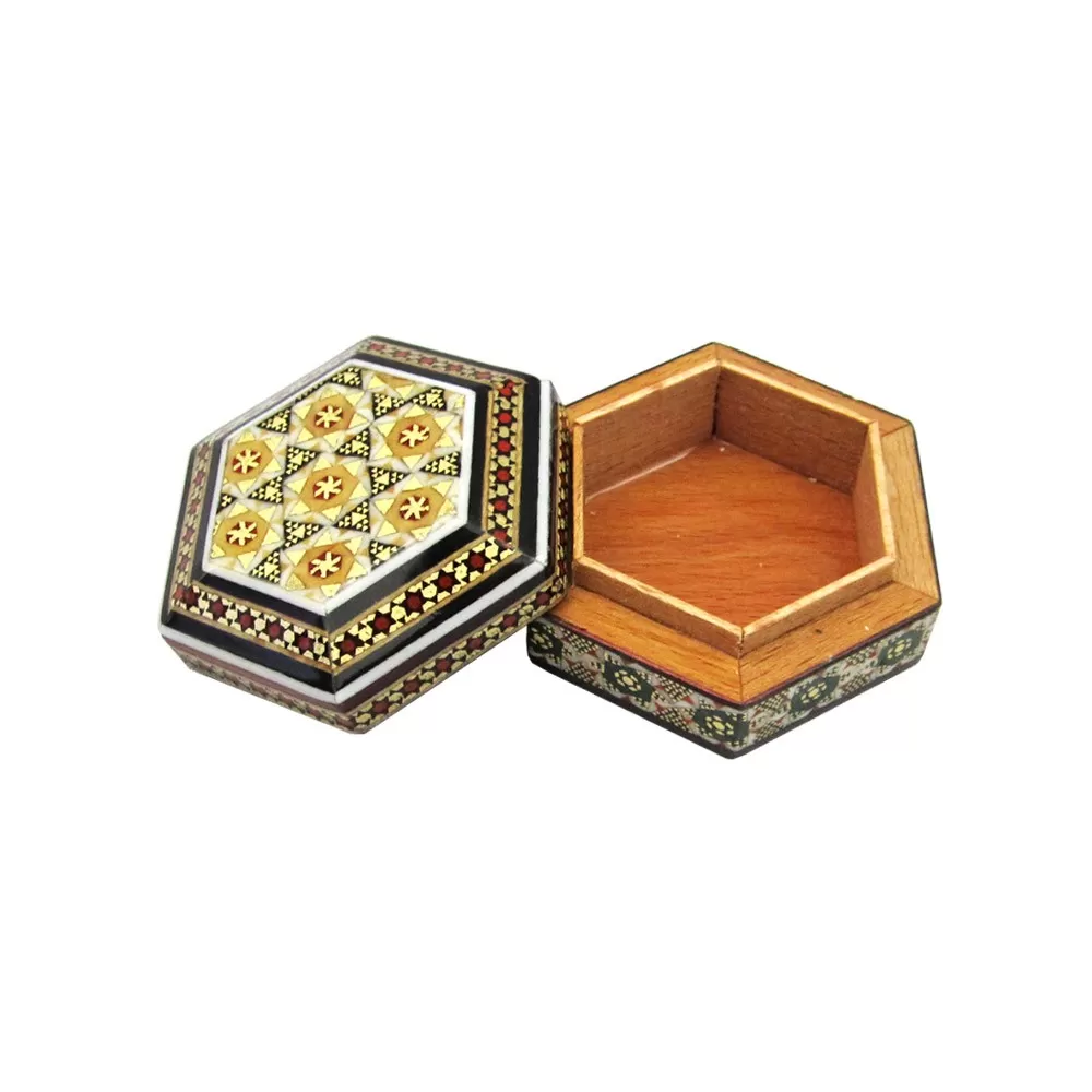 جعبه-سکه-خاتم-کاری